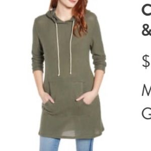 Caslon army green soft tunic